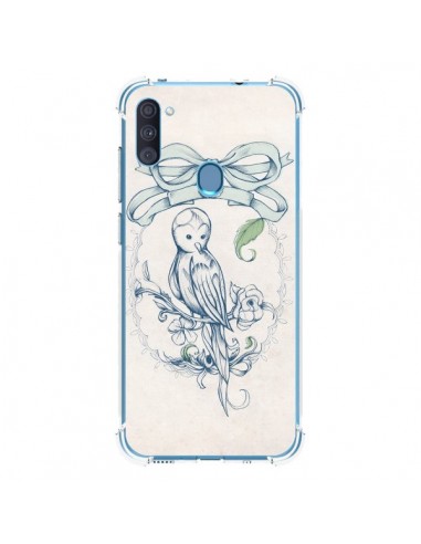 Coque Samsung Galaxy A11 et M11 Bird Oiseau Mignon Vintage - Lassana