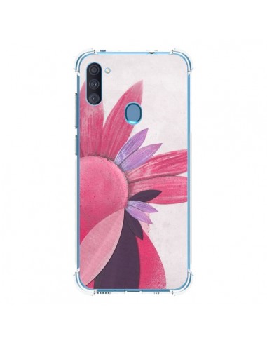 Coque Samsung Galaxy A11 et M11 Flowers Fleurs Roses - Lassana