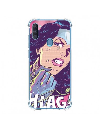 Coque Samsung Galaxy A11 et M11 Girl Shlag Comics BD - Lassana