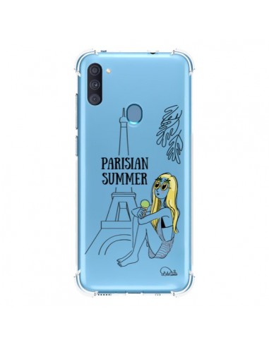 Coque Samsung Galaxy A11 et M11 Parisian Summer Ete Parisien Transparente - Lolo Santo