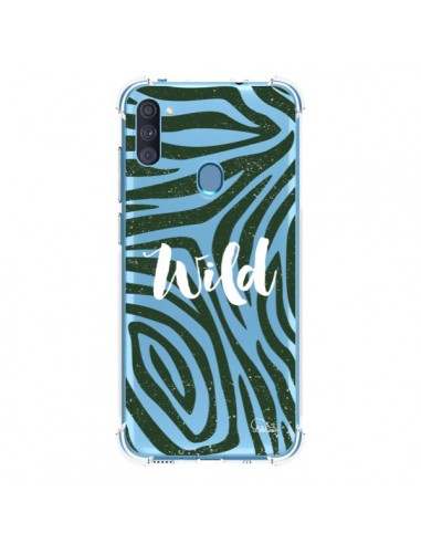 Coque Samsung Galaxy A11 et M11 Wild Zebre Jungle Transparente - Lolo Santo