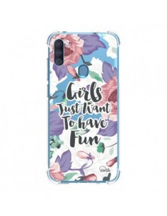 Coque Samsung Galaxy A11 et M11 Girls Fun Transparente -...