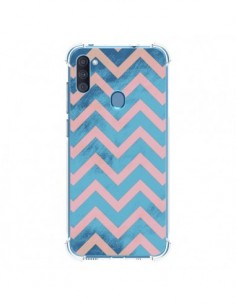 Coque Samsung Galaxy A11 et M11 Azteque Chevron Sunset -...