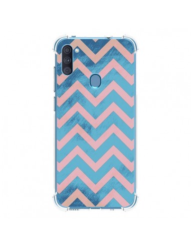 Coque Samsung Galaxy A11 et M11 Azteque Chevron Sunset - Mary Nesrala