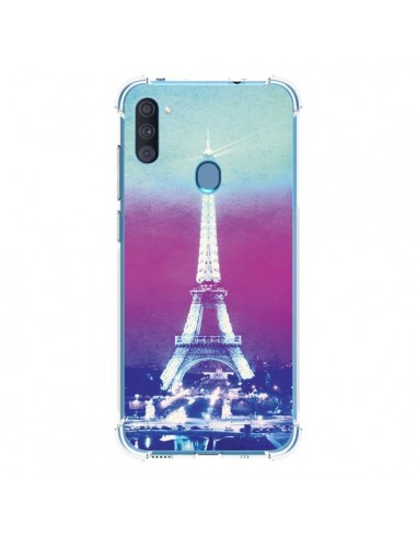 Coque Samsung Galaxy A11 et M11 Tour Eiffel Night - Mary Nesrala
