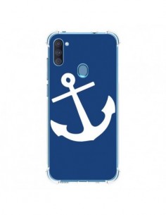Coque Samsung Galaxy A11 et M11 Ancre Navire Navy Blue...
