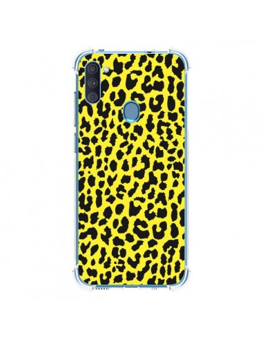 Coque Samsung Galaxy A11 et M11 Leopard Jaune - Mary Nesrala