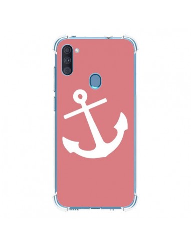 Coque Samsung Galaxy A11 et M11 Ancre Corail - Mary Nesrala