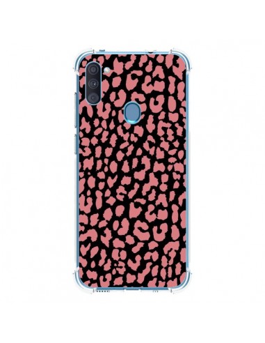 Coque Samsung Galaxy A11 et M11 Leopard Corail - Mary Nesrala