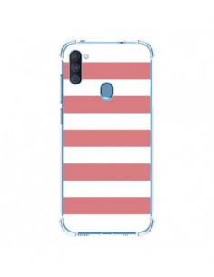 Coque Samsung Galaxy A11 et M11 Bandes Corail - Mary Nesrala