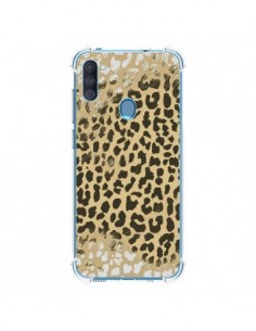 Coque Samsung Galaxy A11 et M11 Leopard Golden Or Doré -...