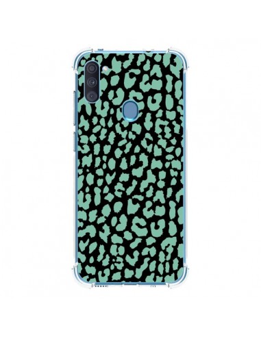 Coque Samsung Galaxy A11 et M11 Leopard Mint Vert - Mary Nesrala