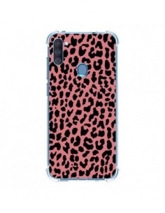 Coque Samsung Galaxy A11 et M11 Leopard Corail Neon -...