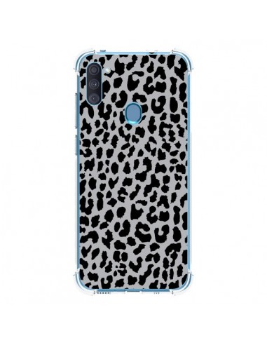 Coque Samsung Galaxy A11 et M11 Leopard Gris Neon - Mary Nesrala