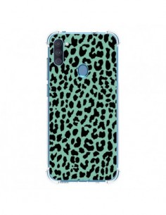Coque Samsung Galaxy A11 et M11 Leopard Mint Vert Neon -...