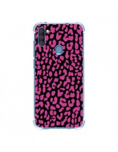 Coque Samsung Galaxy A11 et M11 Leopard Rose Pink - Mary...