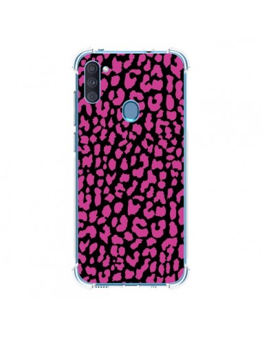 Coque Samsung Galaxy A11 et M11 Leopard Rose Pink - Mary Nesrala