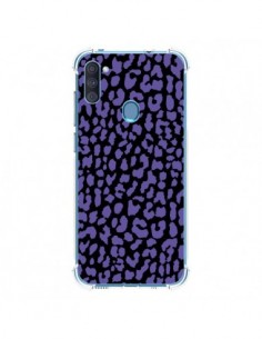 Coque Samsung Galaxy A11 et M11 Leopard Violet - Mary...