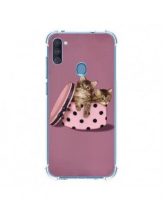 Coque Samsung Galaxy A11 et M11 Chaton Chat Kitten Boite...