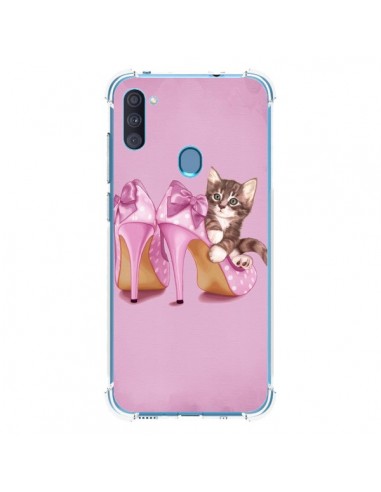 Coque Samsung Galaxy A11 et M11 Chaton Chat Kitten Chaussure Shoes - Maryline Cazenave