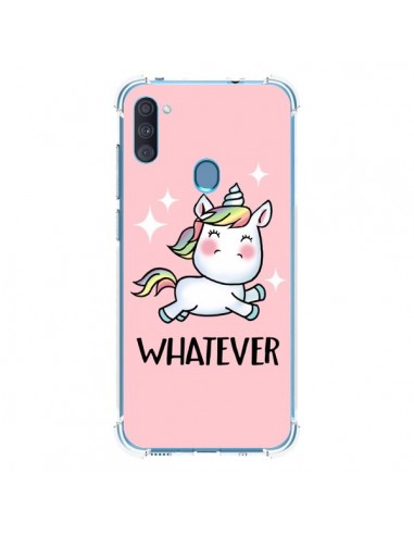 Coque Samsung Galaxy A11 et M11 Licorne Whatever - Maryline Cazenave