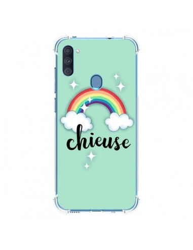 Coque Samsung Galaxy A11 et M11 Chieuse Arc en Ciel - Maryline Cazenave