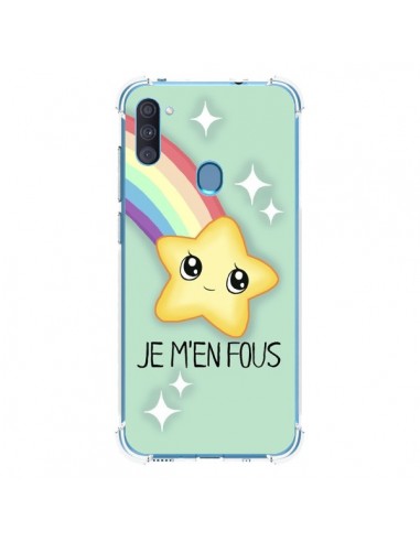 Coque Samsung Galaxy A11 et M11 Etoile Je m'en fous - Maryline Cazenave