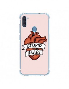 Coque Samsung Galaxy A11 et M11 Stupid Heart Coeur -...