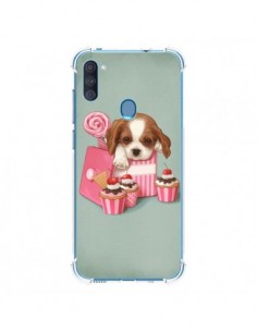 Coque Samsung Galaxy A11 et M11 Chien Dog Cupcake Gateau...