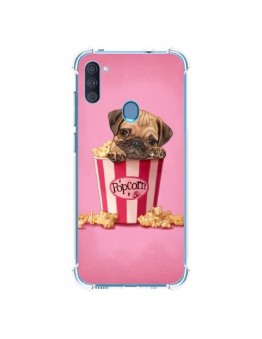 Coque Samsung Galaxy A11 et M11 Chien Dog Popcorn Film - Maryline Cazenave