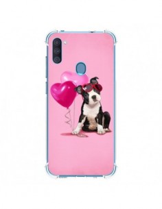Coque Samsung Galaxy A11 et M11 Chien Dog Ballon Lunettes...