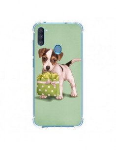 Coque Samsung Galaxy A11 et M11 Chien Dog Shopping Sac...