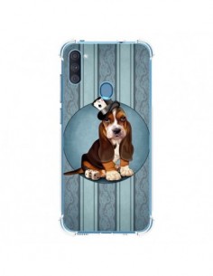 Coque Samsung Galaxy A11 et M11 Chien Dog Jeu Poket...