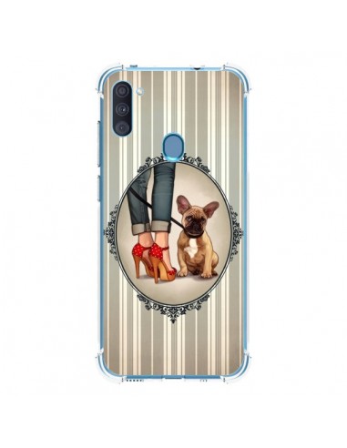 Coque Samsung Galaxy A11 et M11 Lady Jambes Chien Dog - Maryline Cazenave