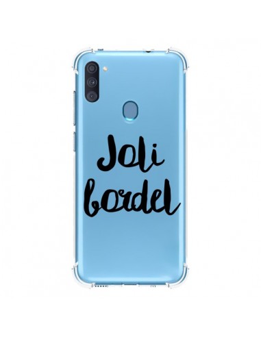 Coque Samsung Galaxy A11 et M11 Joli Bordel Transparente - Maryline Cazenave