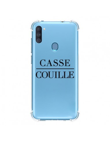 Coque Samsung Galaxy A11 et M11 Casse Couille Transparente - Maryline Cazenave
