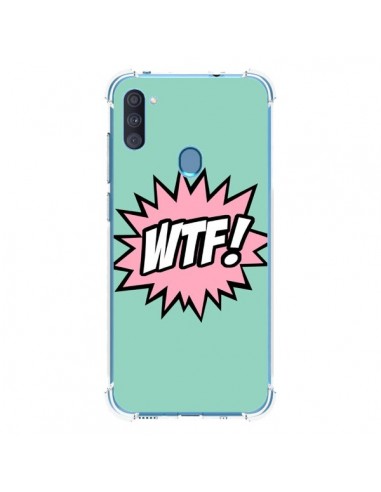 Coque Samsung Galaxy A11 et M11 WTF Bulles BD Comics - Maryline Cazenave