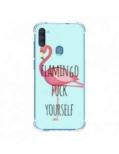 Coque Samsung Galaxy A11 et M11 Flamingo Fuck Yourself -...