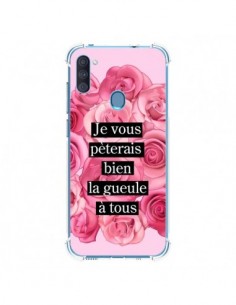 Coque Samsung Galaxy A11 et M11 Je vous pèterais Fleurs -...