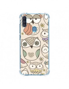 Coque Samsung Galaxy A11 et M11 Chouette Vintage - Maria...