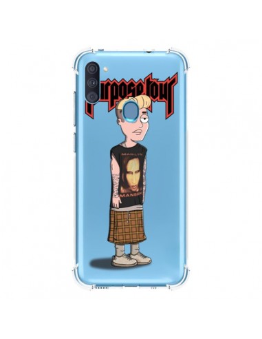 Coque Samsung Galaxy A11 et M11 Bieber Marilyn Manson Fan Transparente - Mikadololo