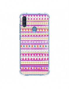 Coque Samsung Galaxy A11 et M11 Bandana Rose Azteque -...