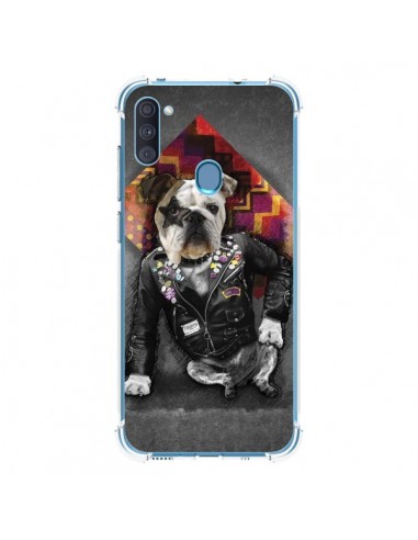 Coque Samsung Galaxy A11 et M11 Chien Bad Dog - Maximilian San