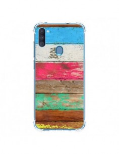 Coque Samsung Galaxy A11 et M11 Eco Fashion Bois -...