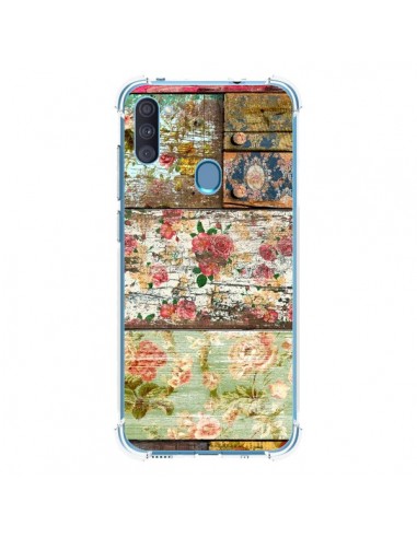 Coque Samsung Galaxy A11 et M11 Lady Rococo Bois Fleur - Maximilian San