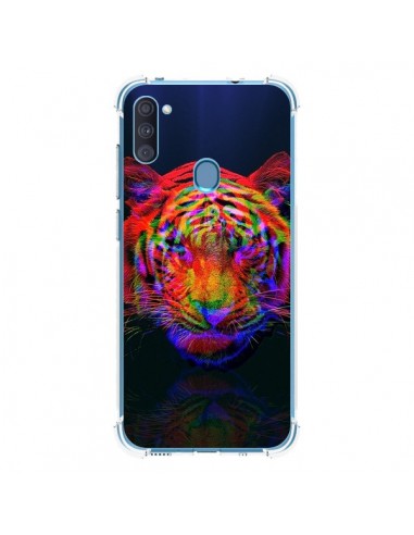 Coque Samsung Galaxy A11 et M11 Tigre Beautiful Aberration - Maximilian San