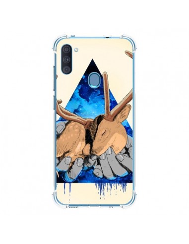 Coque Samsung Galaxy A11 et M11 Cerf Triangle Seconde Chance - Maximilian San