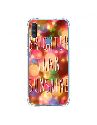 Coque Samsung Galaxy A11 et M11 Brighter Than Sunshine Paillettes - Maximilian San