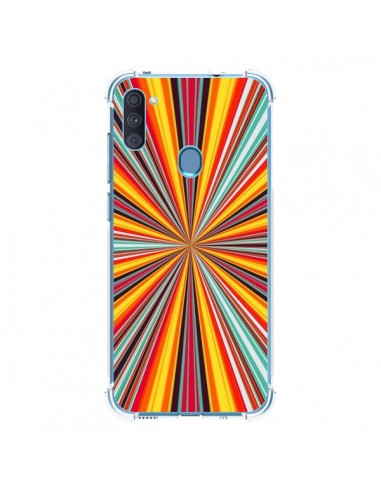 Coque Samsung Galaxy A11 et M11 Horizon Bandes Multicolores - Maximilian San