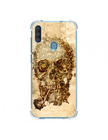 Coque Samsung Galaxy A11 et M11 Lord Skull Seigneur Tête de Mort Crane - Maximilian San